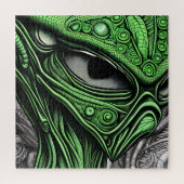 Creepy Abstract Alien Legpuzzel (Verticaal)