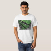 Creepy Abstract Alien T-shirt (Voorkant volledig)