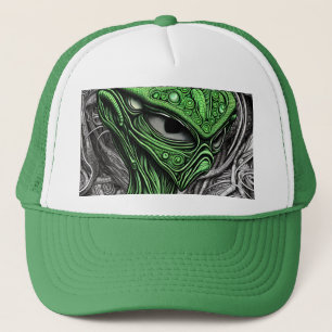 Creepy Abstract Alien Trucker Pet