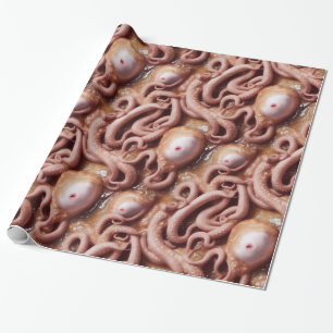 Creepy and Gross Alien Eyeball and Tentacle Stew Cadeaupapier