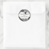 Creepy-behandelingen ID219 Ronde Sticker (Tas)