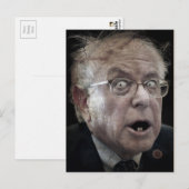 Creepy Bernie Sanders Face Briefkaart (Voorkant / Achterkant)