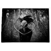 Creepy Bird Skull Halloween Groot Cadeauzakje (Voorkant)