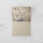 Creepy Birds Dank je wel Kaart (Binnen)