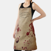 Creepy Bloody Custom Butcher Schort (Insitu)