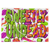 Creepy Candy Zombie Mashup For Halloween Groot Cadeauzakje (Achterkant)