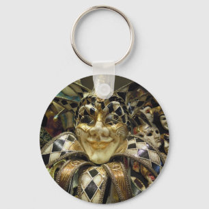 Creepy Carnival Masker Sleutelhanger