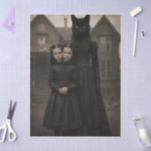 Creepy Cat Family  Tissuepapier (Craft)