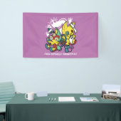 Creepy Cats Halloween Art: Paw-sitively angstaanja Spandoek (Beurs)