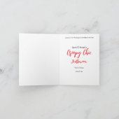 Creepy Chic Halloween gevouwen uitnodiging (Binnen)