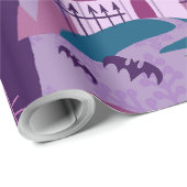 Creepy Christmas Nosferatu Santa Vampire Cadeaupapier (Rol Hoek)