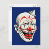  Creepy Clown Briefkaart (Voorkant / Achterkant)