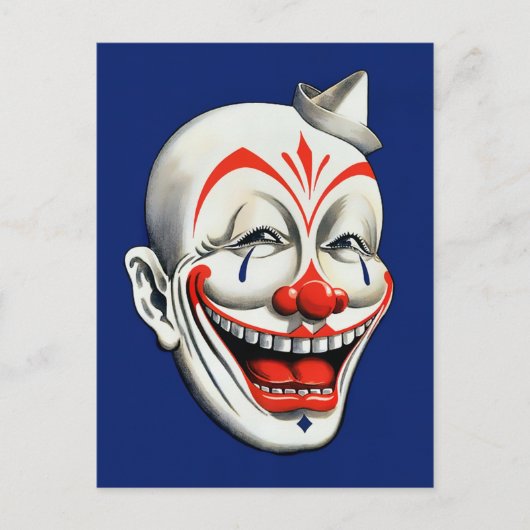  Creepy Clown Briefkaart (Voorkant)