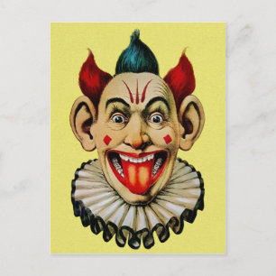 Creepy  Clown Briefkaart