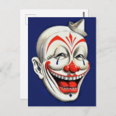  Creepy Clown Briefkaart (Voorkant / Achterkant)
