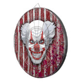 Creepy Clown Carnaval Halloween Dartbord (Voorkant Rechts)