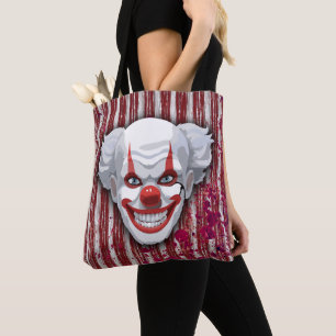 Creepy Clown Carnaval Halloween Draagtas