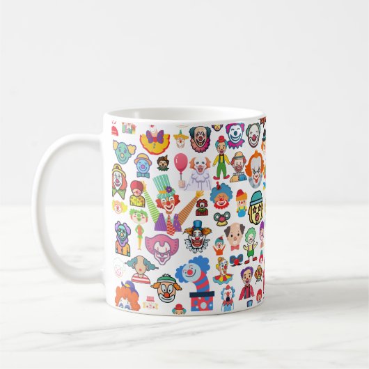 Creepy Clown Circus Fun Mok (Links)