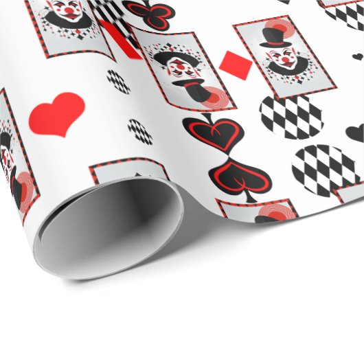 Creepy Clown Circus Horror Halloween Cadeaupapier (Rol Hoek)