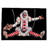 Creepy Clown Gift Bag Groot Cadeauzakje (Achterkant)