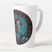 Creepy Clown Milk Cup Latte Mok (Rechterhoek)