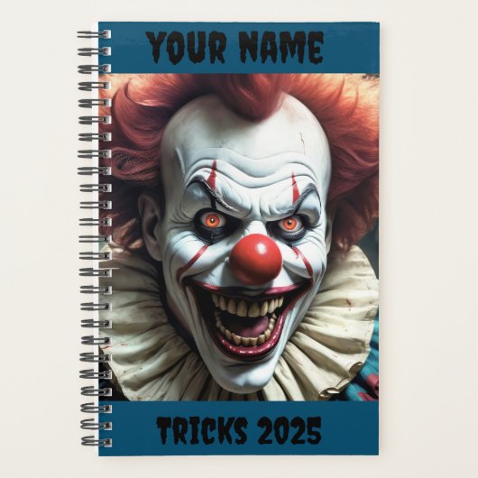 - "Creepy Clown" Planner (Voorkant)