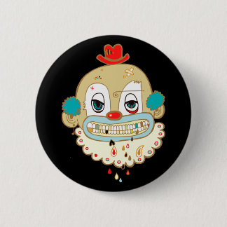 Creepy Clown Ronde Button 5,7 Cm