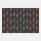 Creepy Coffin Christmas Wrapping Paper (Voorkant 2)