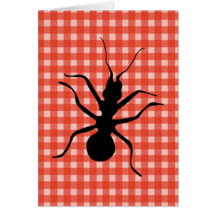 Creepy Crawly Ants Plaid Tafelkleed