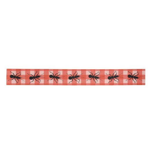 Creepy Crawly Marching Black Ant Pset Tablecloth Lint (Voorkant)