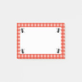 Creepy Crawly Marching Black Ant Pset Tablecloth Post-it® Notes (Voorkant)