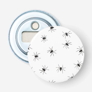 Creepy Crawly Spiders Button Flesopener