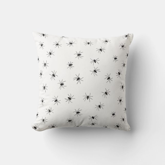 Creepy Crawly Spiders Pillow Kussen (Voorkant)