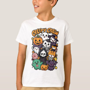 Creepy Crew voor kinderen en volwassenen Funny Hal T-shirt