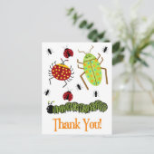 Creepy Critters Bug Cards Briefkaart (Staand voorkant)