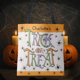 Creepy Critters Halloween Trick or treat Custom Draagtas