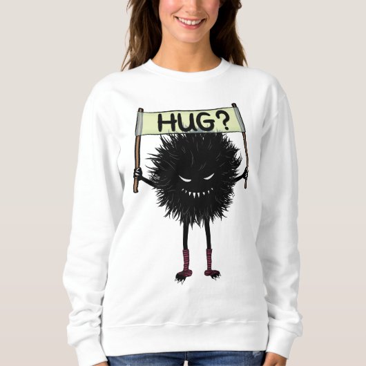 Creepy Cute Evil Character Hug Trui (Voorkant)