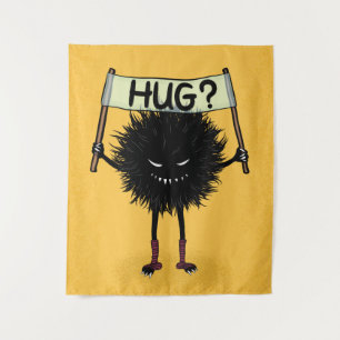 Creepy Cute Evil Character Hug Wandkleed