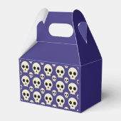 Creepy Cute Kawaii Goth Skull Pattern Bedankdoosjes (Achterkant)