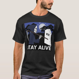Creepy death skeleton t-shirt