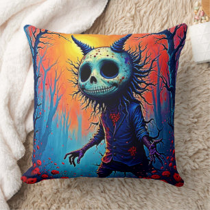 Creepy Demon beroemd gemaakt door Spooky Bossen De Kussen