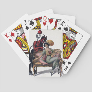 Creepy  Devil Pokerkaarten