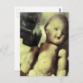 Creepy Doll Briefkaart (Voorkant / Achterkant)
