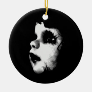 Creepy Doll Faces Keramisch Ornament