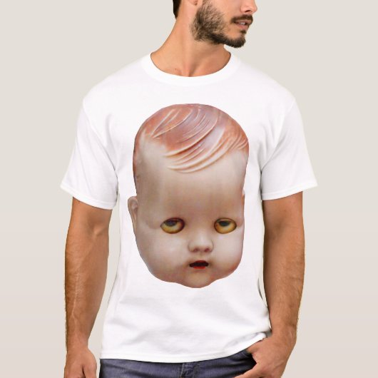 Creepy Doll's Head T-shirt (Voorkant)
