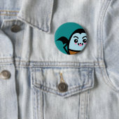 Creepy Egg Dracula - Halloween Ronde Button 5,7 Cm (In situ)