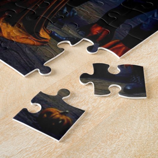 Creepy en leuke Halloween Bash Legpuzzel (Zijkant)