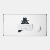 Creepy enge Halloween schildpad T-shirt Bureaumat (Keyboard & Muis)