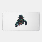 Creepy enge Halloween schildpad T-shirt Bureaumat (Voorkant)