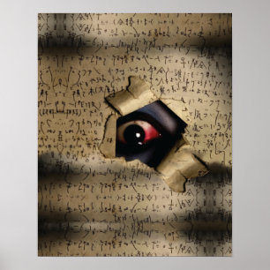 Creepy Eyes V02 Poster